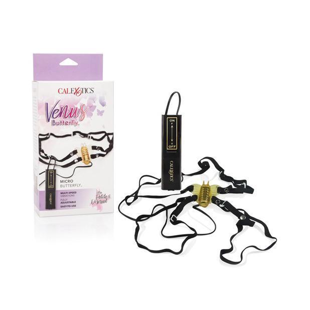 California Exotics - Venus Butterfly Micro Clit Massager (Yellow) Clit Massager (Vibration) Non Rechargeable Durio Asia