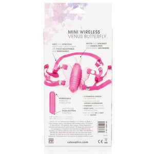 California Exotics - Venus Butterfly Mini Wireless Clit Massager (Pink) Clit Massager (Vibration) Non Rechargeable Singapore