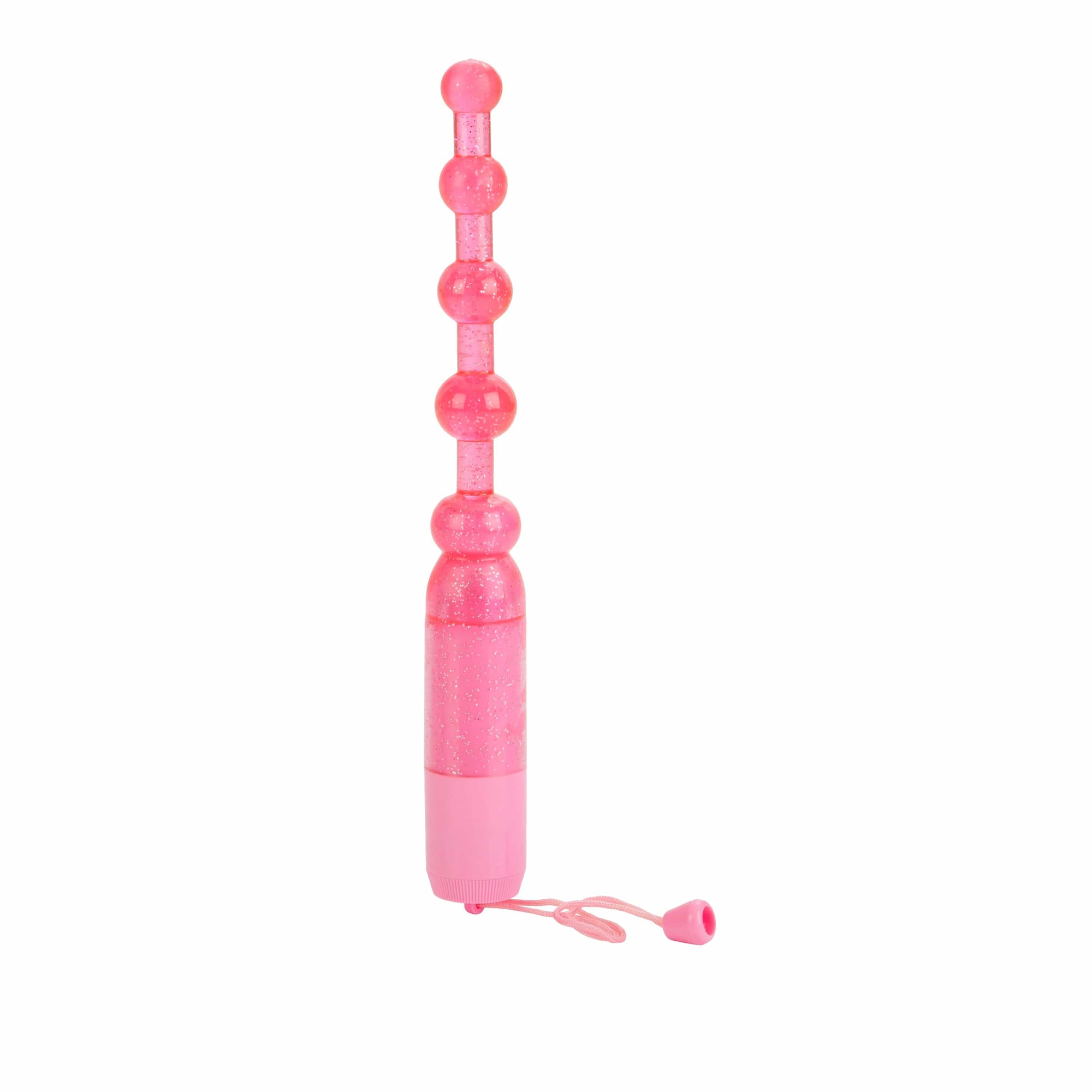 California Exotics - Waterproof Vibrating Pleasure Anal Beads (Pink) Anal Beads (Vibration) Non Rechargeable 620084708 CherryAffairs