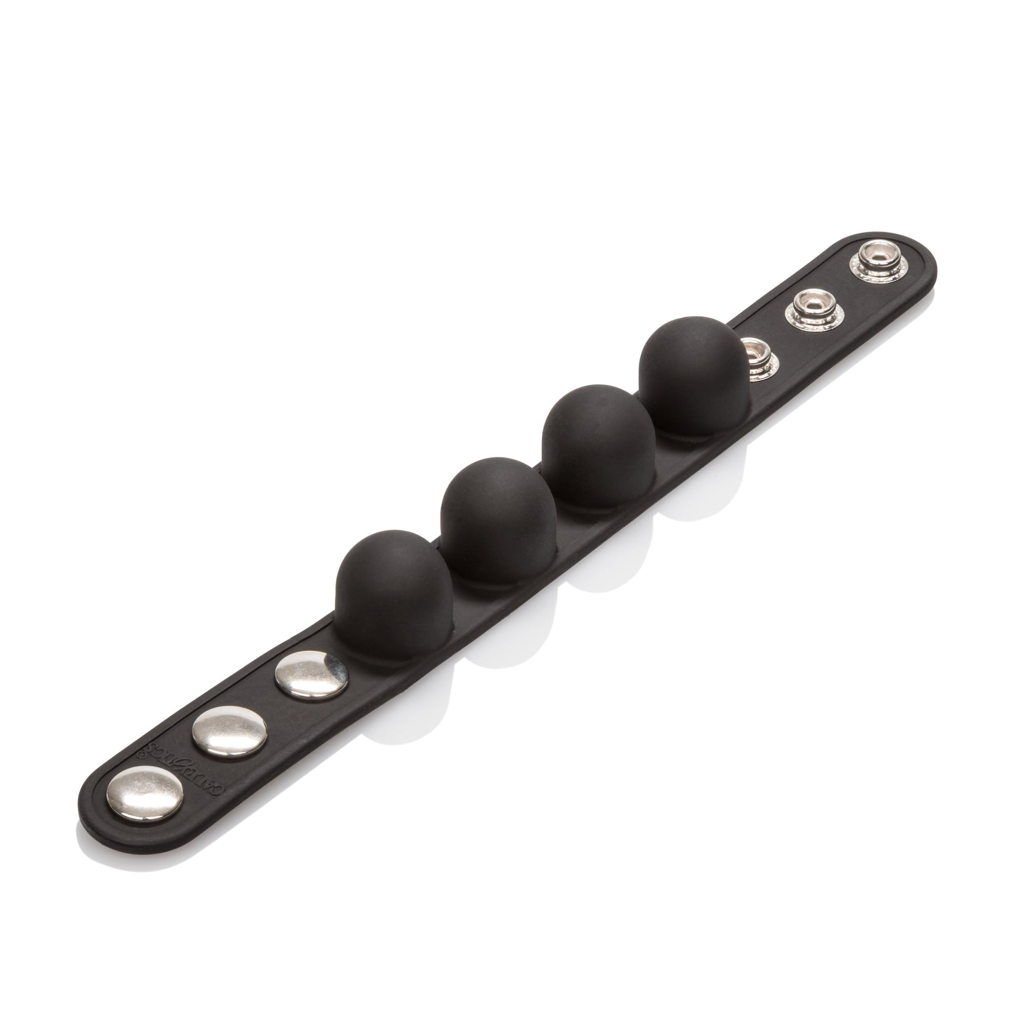 California Exotics - Weighted Ball Stretcher Cock Ring (Black) Silicone Cock Ring (Non Vibration) Singapore