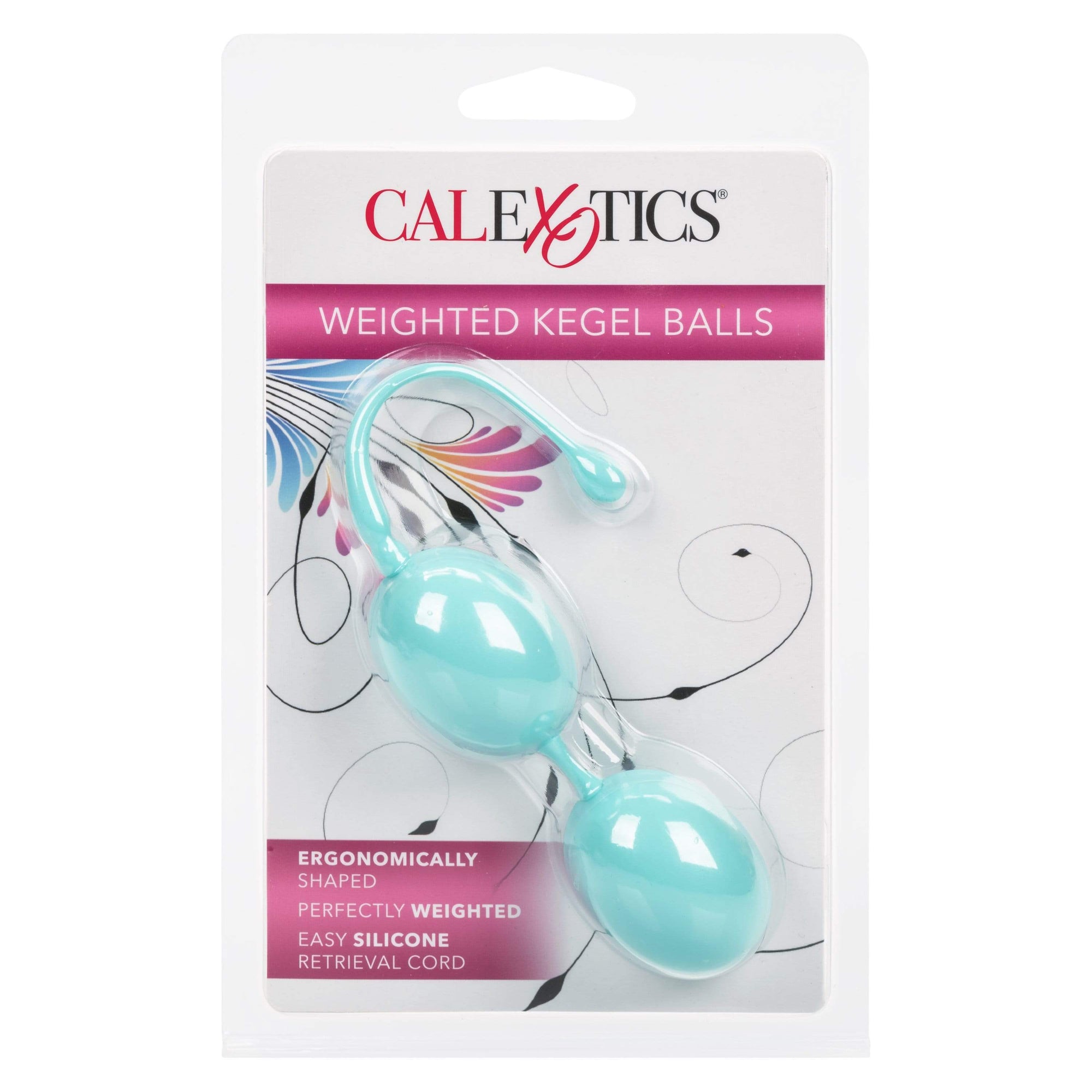 California Exotics - Weighted Kegel Balls (Blue) Kegel Balls (Non Vibration) 716770090393 CherryAffairs