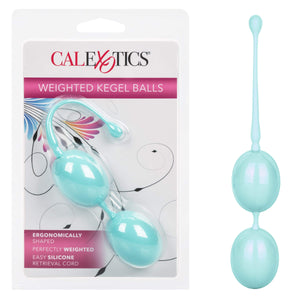 California Exotics - Weighted Kegel Balls (Blue) Kegel Balls (Non Vibration) Durio Asia