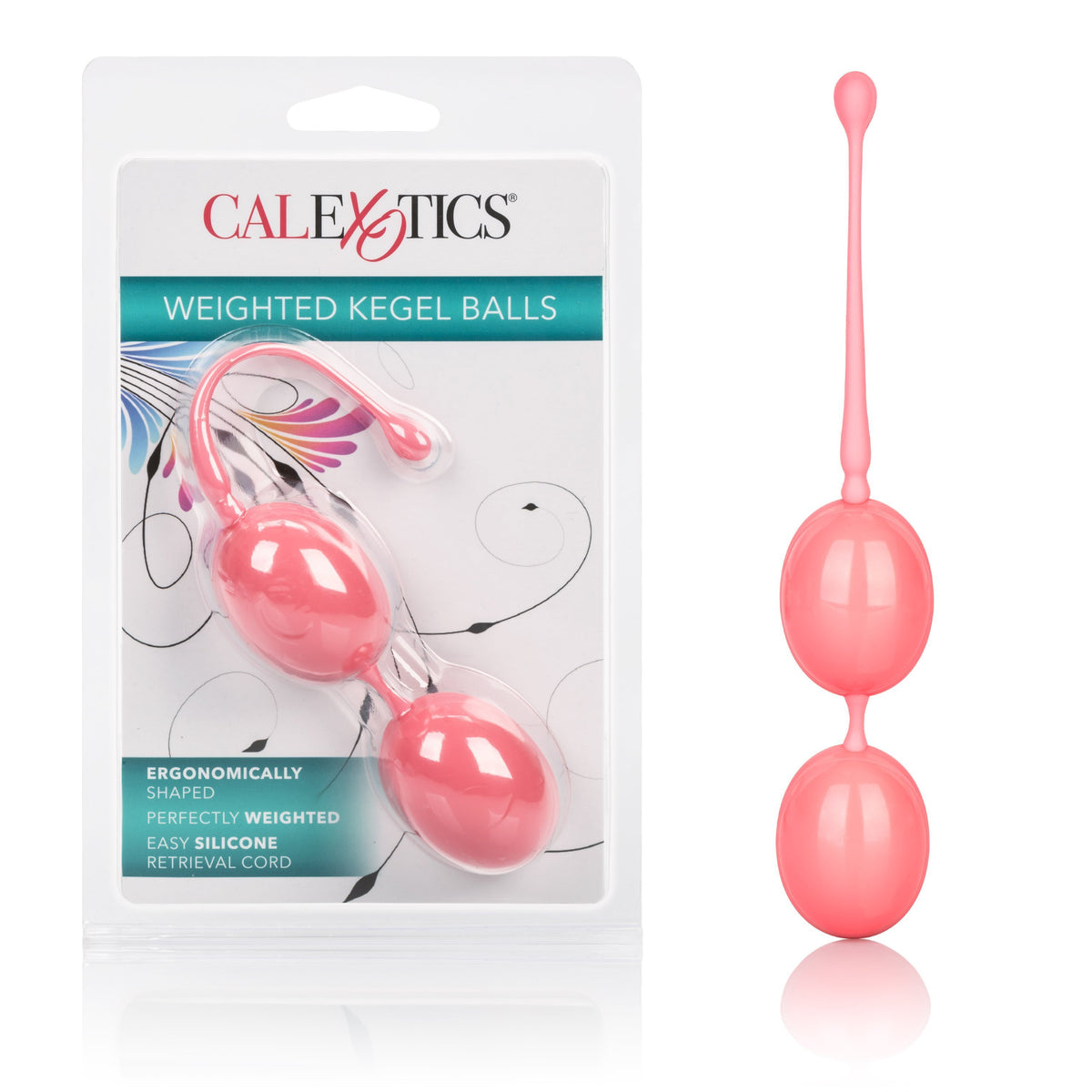 California Exotics - Weighted Kegel Balls (Pink) Kegel Balls (Non Vibration) Durio Asia