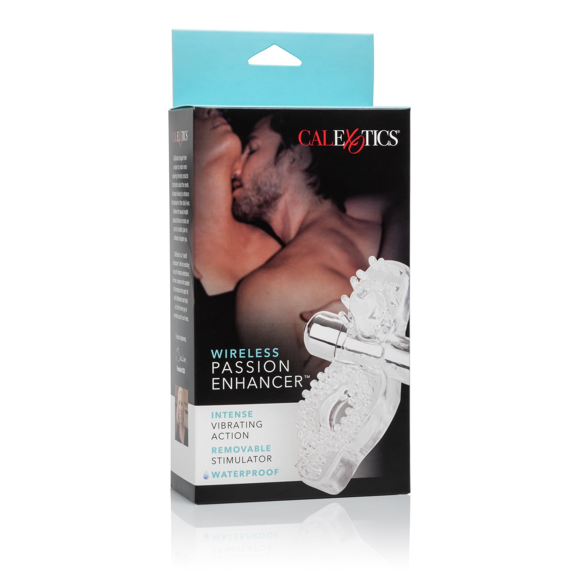 California Exotics - Wireless Passion Enhancer Vibrating Cock Ring (Clear) Rubber Cock Ring (Vibration) Non Rechargeable Singapore