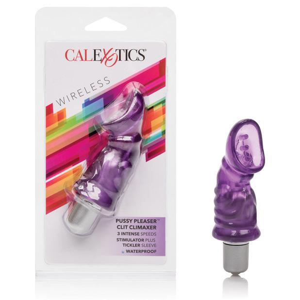 California Exotics - Wireless Pussy Pleaser Clit Climaxer (Purple) Remote Control Dildo w/o Suction Cup (Vibration) Rechargeable Durio Asia