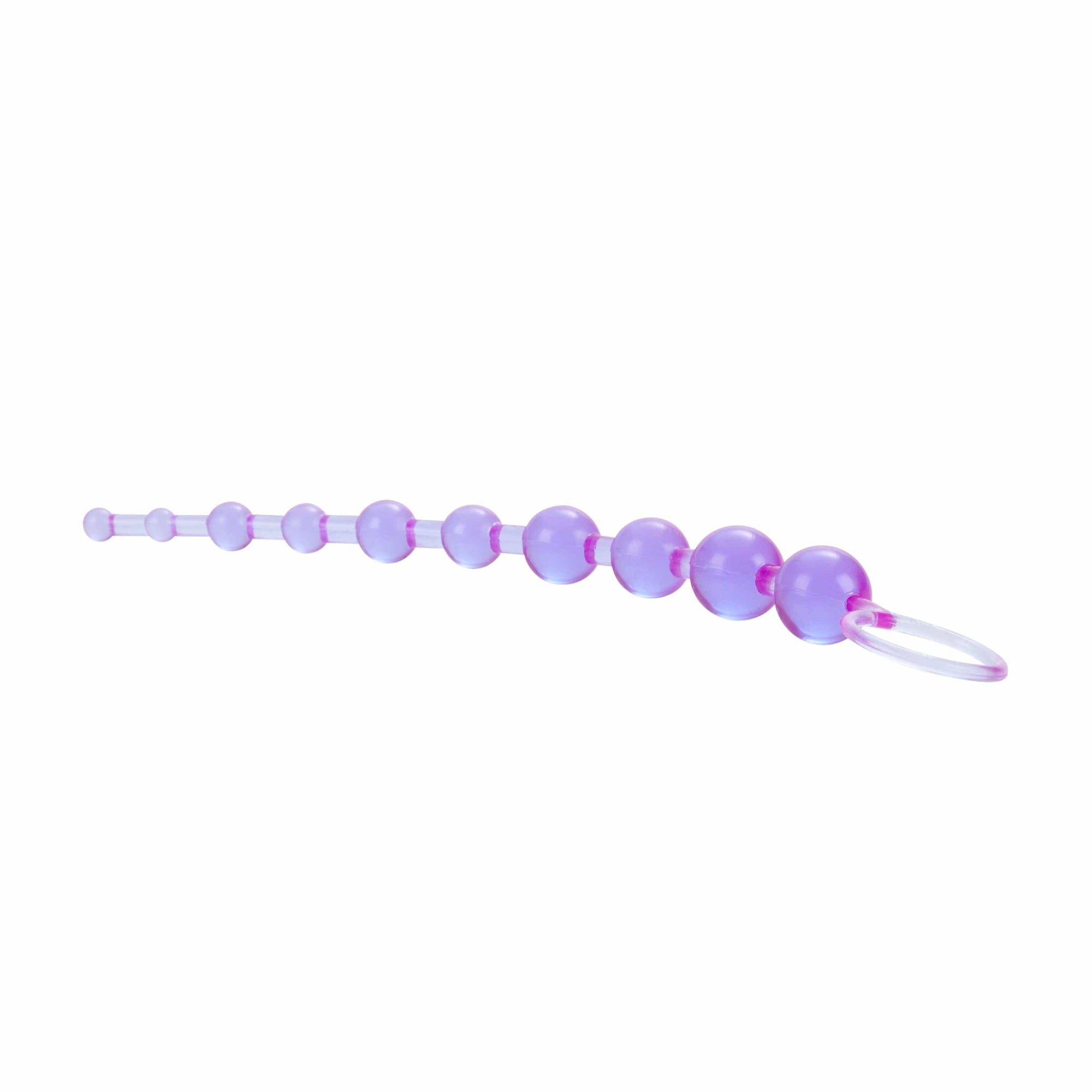 California Exotics - X 10 Beads Vibrating Anal Beads (Purple) Anal Beads (Non Vibration) 620084083 CherryAffairs