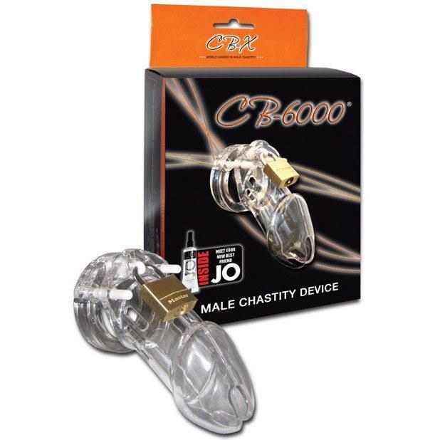 CBX - CB-6000 3 1/4&quot; Cock Cage and Lock Set (Clear) Metal Cock Cage (Non Vibration) Durio Asia