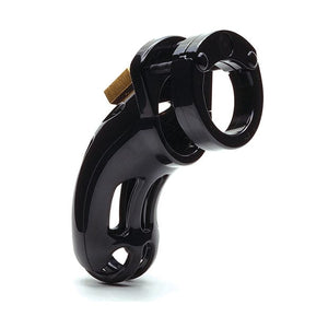 CBX - The Curve 3 3/4" Curved Cock Cage and Lock Chastity Set (Black) Plastic Cock Cage (Non Vibration) 625416699 CherryAffairs