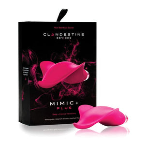 Clandestine - Devices Mimic Plus Deep Intense Vibrating Clit Massager (Magenta) Clit Massager (Vibration) Rechargeable 622624771 CherryAffairs