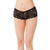 Coquette - Low Rise Stretch Scallop Lace Booty Short Panty O/S (Black) Lingerie (Non Vibration) Durio Asia