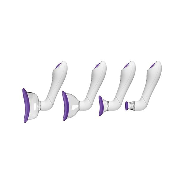 Doc Johnson - Bloom Intimate Body Automatic Vibrating Rechargeable Body Pump (White) Clitoral Pump (Vibration) Rechargeable 782421077723 CherryAffairs