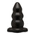 Doc Johnson - Classic Triple Ripple Butt Plug Large (Black) Anal Plug (Non Vibration) 625416881 CherryAffairs
