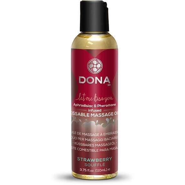 Dona - Let Me Kiss You Aphrodisiac and Pheromone Infused Kissable Strawberry Souffle Massage Oil 110ml Massage Oil Durio Asia