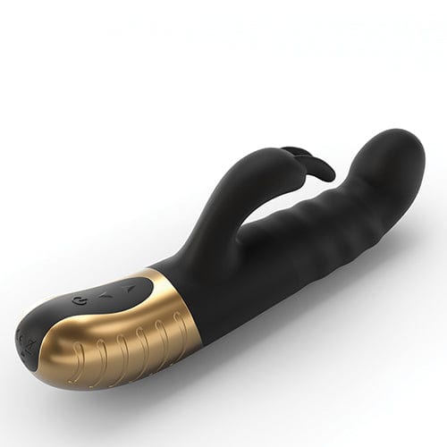 Dorcel - G Stormer Thrusting G Spot Rabbit Vibrator (Black/Gold) Rabbit Dildo (Vibration) Rechargeable 622634817 CherryAffairs