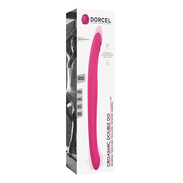 Dorcel - Orgasmic Double Do Thrusting Dong Double Dildo 16.5&quot; (Pink) Double Dildo (Vibration) Rechargeable 622630148 CherryAffairs