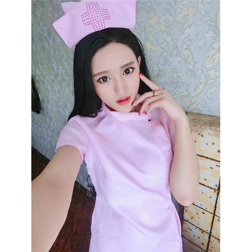 EROX - Royal Road Sexy Nurse Costume (Pink) Costumes