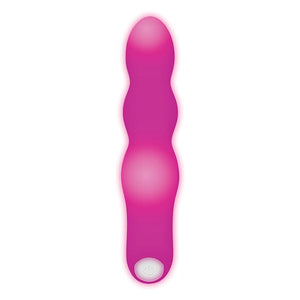 Evolved - Afterglow Light Up Vibrator (Pink) Non Realistic Dildo w/o suction cup (Vibration) Rechargeable 622633611 CherryAffairs