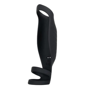 Evolved - Gender X Rocketeer Vibrating Silicone Penis Sheath (Black) Cock Sleeves (Vibration) Rechargeable 625507916 CherryAffairs