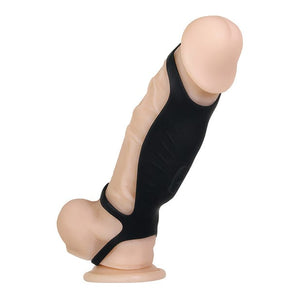 Evolved - Gender X Rocketeer Vibrating Silicone Penis Sheath (Black) Cock Sleeves (Vibration) Rechargeable 625507916 CherryAffairs
