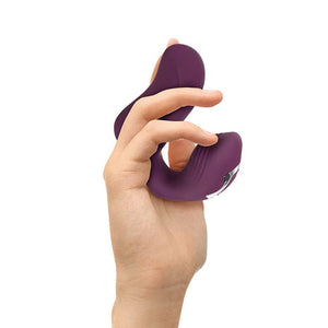 Evolved - Helping Hand Dual Stimulation Finger Vibrator (Purple) Clit Massager (Vibration) Rechargeable 625509979 CherryAffairs