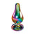 Evolved - Rainbow Metal Anal Plug Small (Silver) Metal Anal Plug (Non Vibration) 625514383 CherryAffairs