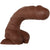 Evolved - Real Supple Silicone Posable Realistic Dildo 8" (Brown) Realistic Dildo with suction cup (Non Vibration) 844477016191 CherryAffairs
