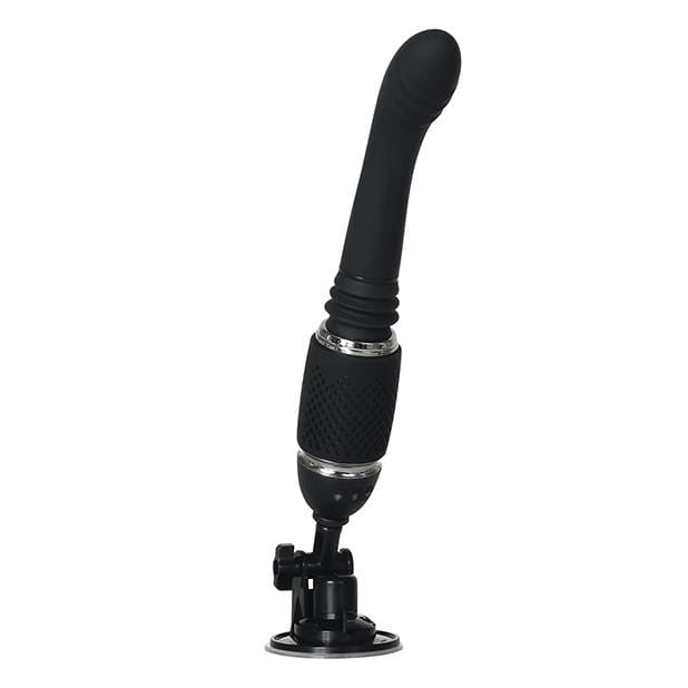 Evolved - Thrust and Go Sex Machine (Black) G Spot Dildo (Vibration) Rechargeable 844477016320 CherryAffairs