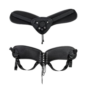 Evolved - Ultimate Adjustable Strap On Harness (Black) Strap On w/o Dildo 625529530 CherryAffairs