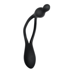 Evolved - You Me Us Bendable Vibe Silicone Flexibe Vibrator (Black) G Spot Dildo (Vibration) Rechargeable 625524240 CherryAffairs