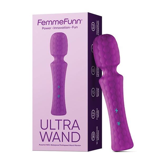 Femme Funn - Powerful Ultra Wand Massager (Purple) Wand Massagers (Vibration) Rechargeable 622820671 CherryAffairs