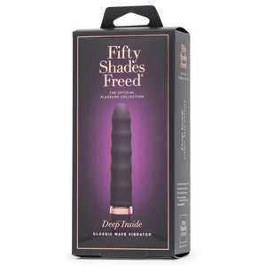 Fifty Shades Freed - Deep Inside Rechargeable Classic Wave Vibrator (Grey) G Spot Dildo (Vibration) Rechargeable Durio Asia