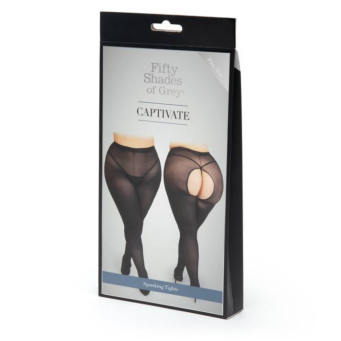 Fifty Shades of Grey - Captivate Spanking Tights Costume Plus Size Queen (Black) Costumes 5060779230393 CherryAffairs