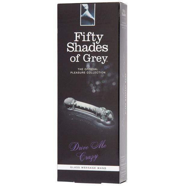 Fifty Shades of Grey - Drive Me Crazy Glass Massage Wand (Clear) Glass Dildo (Non Vibration) Durio Asia