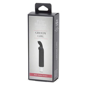 Fifty Shades of Grey - Greedy Girl Rechargeable Bullet Rabbit Vibrator (Black) Clit Massager (Vibration) Rechargeable 5060462637607 CherryAffairs