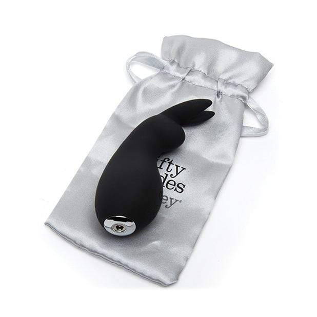 Fifty Shades of Grey - Greedy Girl Rechargeable Clitoral Rabbit Vibrator (Black) Clit Massager (Vibration) Rechargeable 5060680311129 CherryAffairs