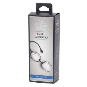 Fifty Shades of Grey - Inner Goddess Silver Jiggle Kegel Balls 67 g (Silver) Kegel Balls (Metal) 5060680311075 CherryAffairs