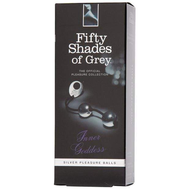 Fifty Shades of Grey - Inner Goddess Silver Metal Pleasure Kegel Balls (Black) Kegel Balls (Metal) Durio Asia