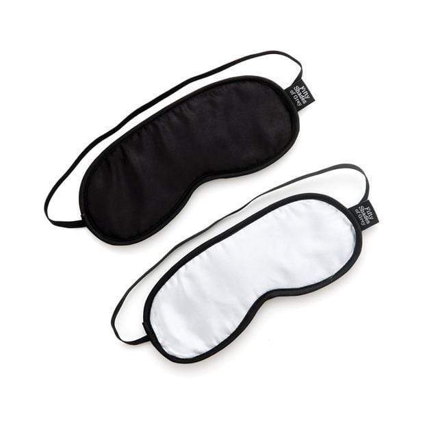 Fifty Shades of Grey - No Peeking Soft Blindfold Set Twin Pack (Multi Colour) Mask (Blind)