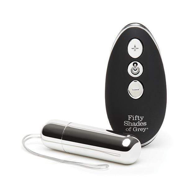 Fifty Shades of Grey - Relentless Vibrations Remote Control Bullet Vibrator (Silver) Bullet (Vibration) Rechargeable Durio Asia