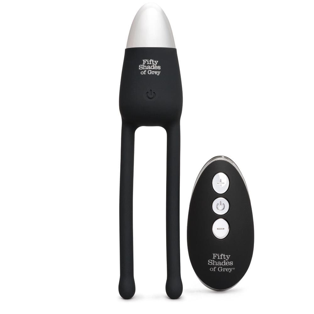 Fifty Shades of Grey - Relentless Vibrations Remote Control Couple's Vibrator (Black) Couple's Massager (Vibration) Rechargeable 320604453 CherryAffairs