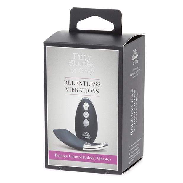 Fifty Shades of Grey - Relentless Vibrations Remote Control Panty Vibrator (Black) Panties Massager Remote Control (Vibration) Rechargeable 5060680311204 CherryAffairs