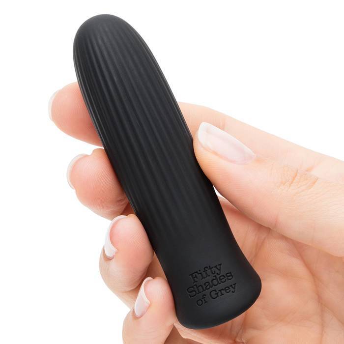 Fifty Shades of Grey - Sensation Rechargeable Bullet Vibrator (Black) Bullet (Vibration) Rechargeable 5060897572573 CherryAffairs