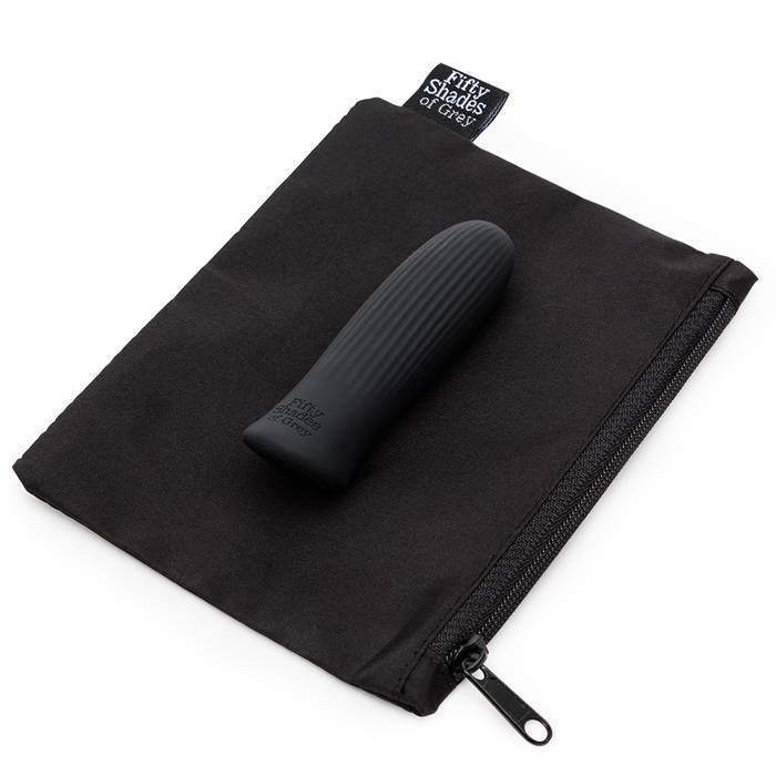 Fifty Shades of Grey - Sensation Rechargeable Bullet Vibrator (Black) Bullet (Vibration) Rechargeable 5060897572573 CherryAffairs