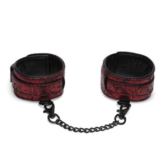 Fifty Shades of Grey - Sweet Anticipation Ankle Cuffs BDSM (Red) Hand/Leg Cuffs 535819186 CherryAffairs