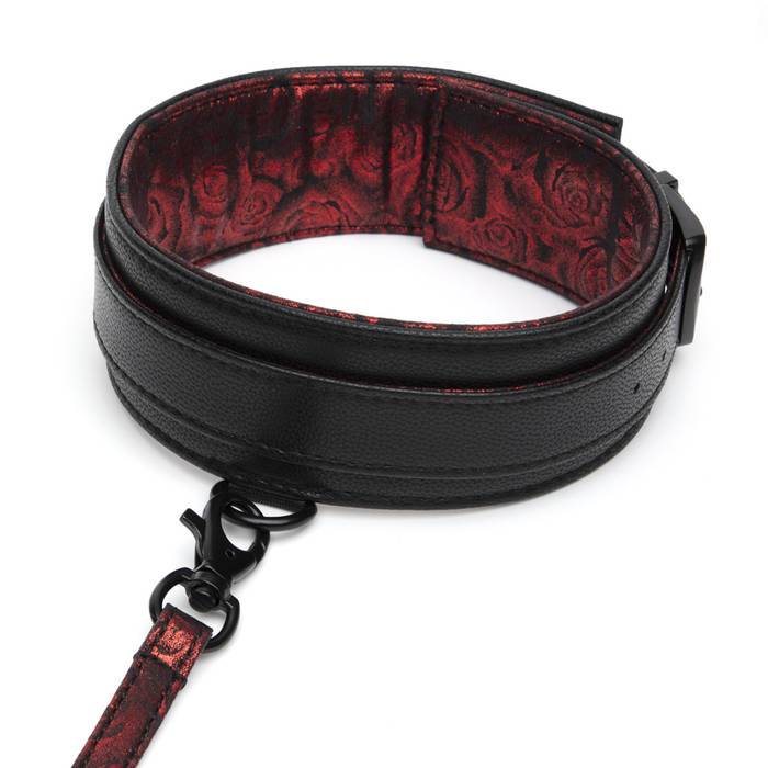 Fifty Shades of Grey - Sweet Anticipation Collar and Lead BDSM (Red) Leash 5060897575048 CherryAffairs