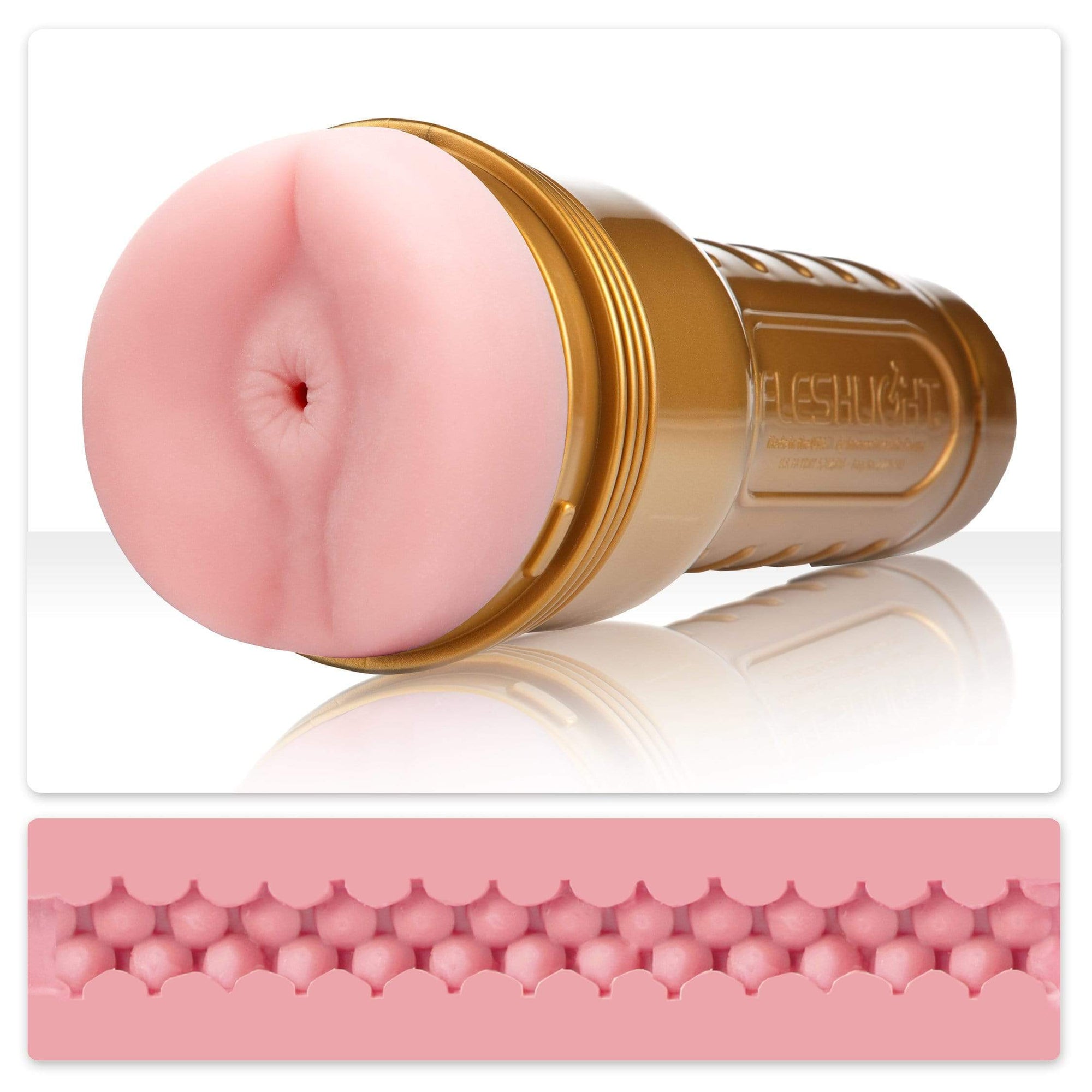 Fleshlight - Pink Butt Stamina Training Unit Masturbator (Beige) Masturbator Ass (Non Vibration) 810476019402 CherryAffairs