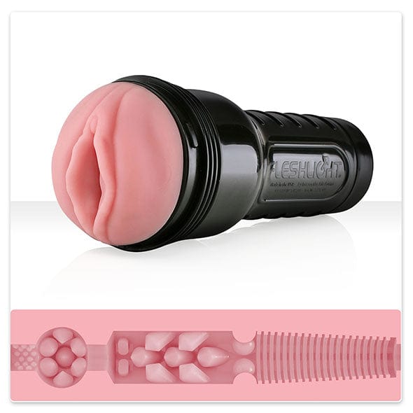 Fleshlight - Pink Lady Destroya Masturbator (Beige) Masturbator Vagina (Non Vibration) 604563191 CherryAffairs