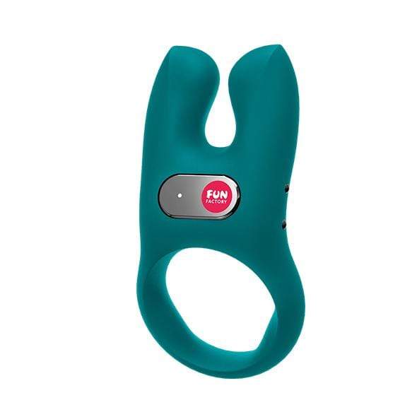 Fun Factory - NOS Vibrating Cock Ring (Green) Silicone Cock Ring (Vibration) Rechargeable 4032498511016 CherryAffairs
