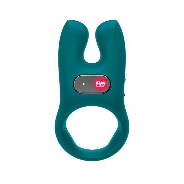 Fun Factory - NOS Vibrating Cock Ring (Green) Silicone Cock Ring (Vibration) Rechargeable 4032498511016 CherryAffairs