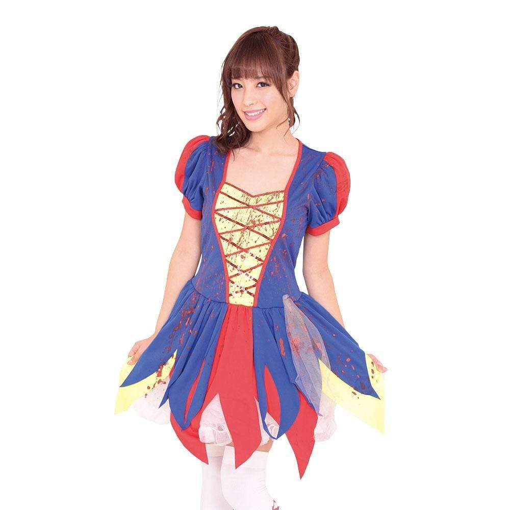 Garaku - Snow White Princess Halloween Zombie Costume (Multi Colour) Costumes Durio Asia